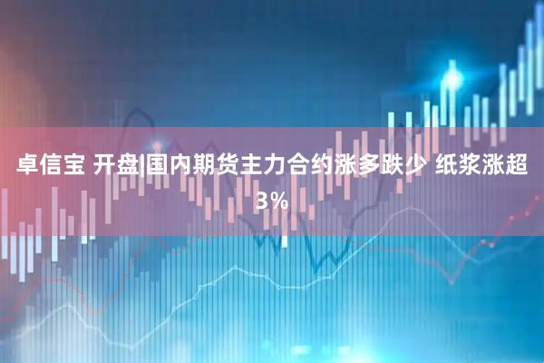 卓信宝 开盘|国内期货主力合约涨多跌少 纸浆涨超3%